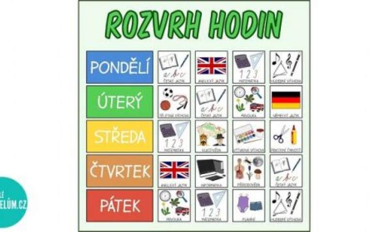 rozvrh